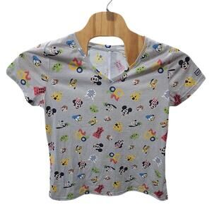 Walt Disney World Mickey Mouse & Friends 2020 V Neck T Shirt Womens XL NWT